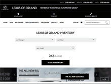 Tablet Screenshot of lexusoforland.com